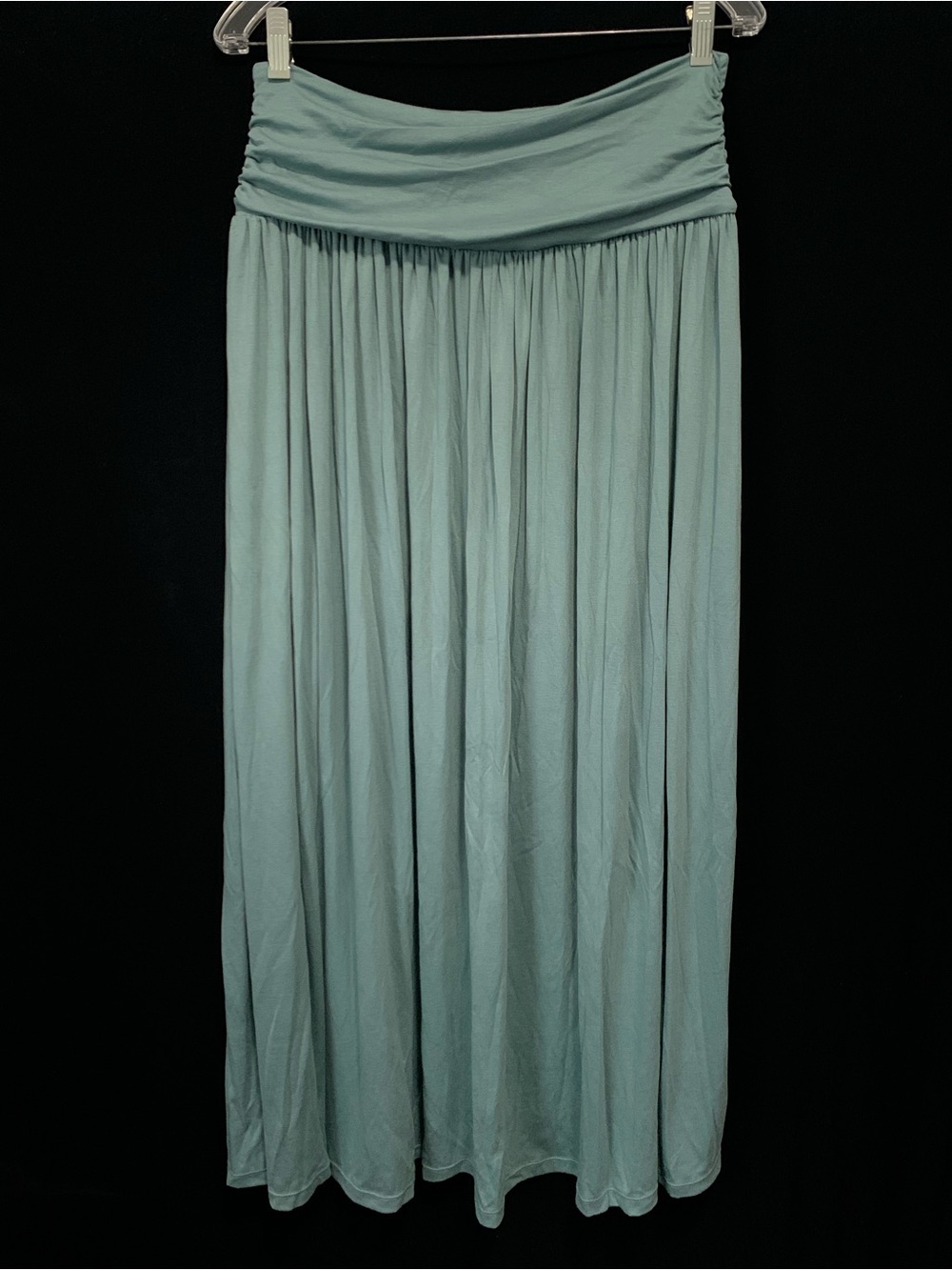 Halara Ruched High Waisted Casual Maxi Skirt